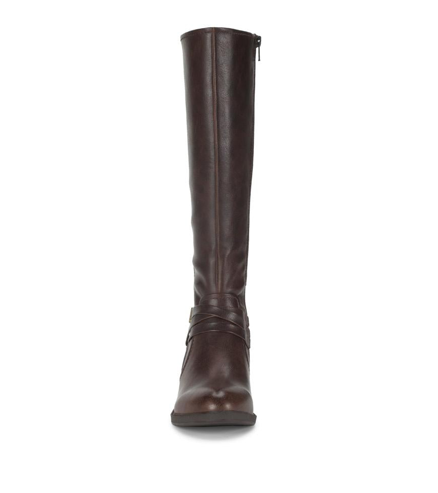 Baretraps Wide Calf Boots | Women Stratford Wide Calf Riding Boot Dark Brown